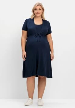 Sheego Stillkleid Aus Jersey, Mit Unterbrust-Tunnelzug -Sheego Verkaufsgeschäft 14794500035 04O8E 02 SH