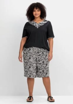 Sheego Weite Bermudas Mit Gummibund