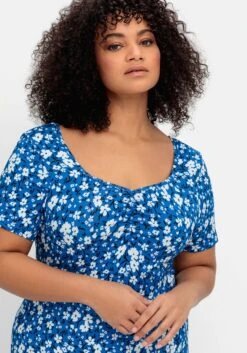 Jerseykleid Mit Blumendruck Und Herzausschnitt 12 Jerseykleid Mit Blumendruck Und Herzausschnitt -Sheego Verkaufsgeschäft 14821301463 04PLI 02 SH