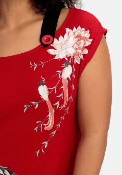 Longshirt Mit Trägern Und Blumendruck -Sheego Verkaufsgeschäft 14821400473 04PM9 02 SH