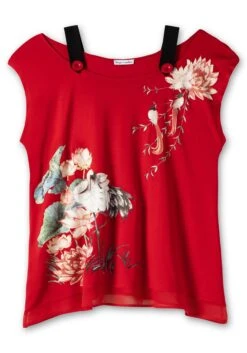 Longshirt Mit Trägern Und Blumendruck -Sheego Verkaufsgeschäft 14821400473 04PMC 00 SH