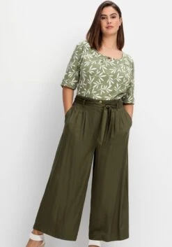 Sheego Culotte Mit High-Waist-Bund Und Stoffgürtel 15 Sheego Culotte Mit High-Waist-Bund Und Stoffgürtel -Sheego Verkaufsgeschäft 14823600172 04PJC 02 SH