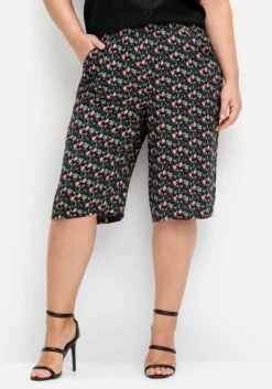 Sheego Weite Bermudas Mit Smokbund, Aus Viskose 13 Sheego Weite Bermudas Mit Smokbund, Aus Viskose -Sheego Verkaufsgeschäft 14825300377 04PX2 02 SH