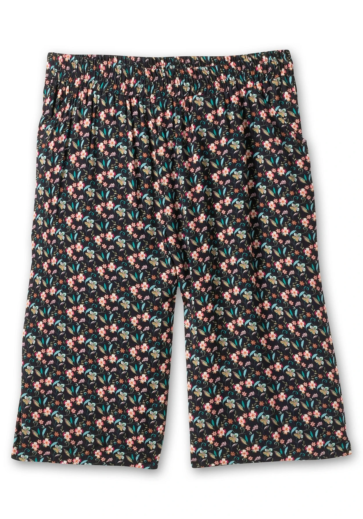 Sheego Weite Bermudas Mit Smokbund, Aus Viskose 6 Sheego Weite Bermudas Mit Smokbund, Aus Viskose – Bild 4