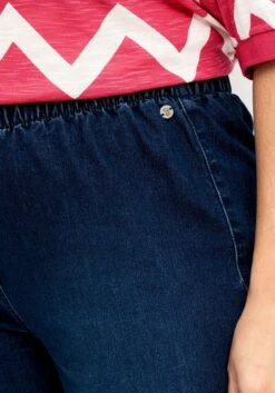 Sheego Schmale Jeans-Bermudas, Mit Gummibund 14 Sheego Schmale Jeans-Bermudas, Mit Gummibund -Sheego Verkaufsgeschäft 14877300330 04PN6 01 SH