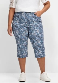 Sheego Caprihose Mit Floralem Alloverdruck -Sheego Verkaufsgeschäft 14877600913 04PNK 02 SH
