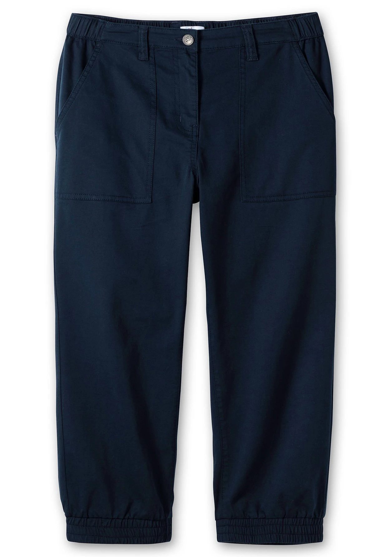 Sheego 7/8-Cargohose Mit Gummibund Und Elastischem Saum 6 Sheego 7/8-Cargohose Mit Gummibund Und Elastischem Saum – Bild 4