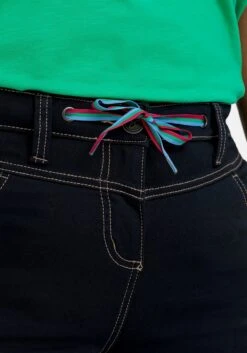 Sheego Twill-Bermudas Mit Kontrastfarbenem Bindebändchen -Sheego Verkaufsgeschäft 14880500035 04PWI 02 SH