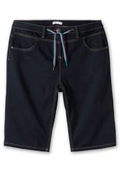 Sheego Twill-Bermudas Mit Kontrastfarbenem Bindebändchen -Sheego Verkaufsgeschäft 14880500035 04PWK 00 SH
