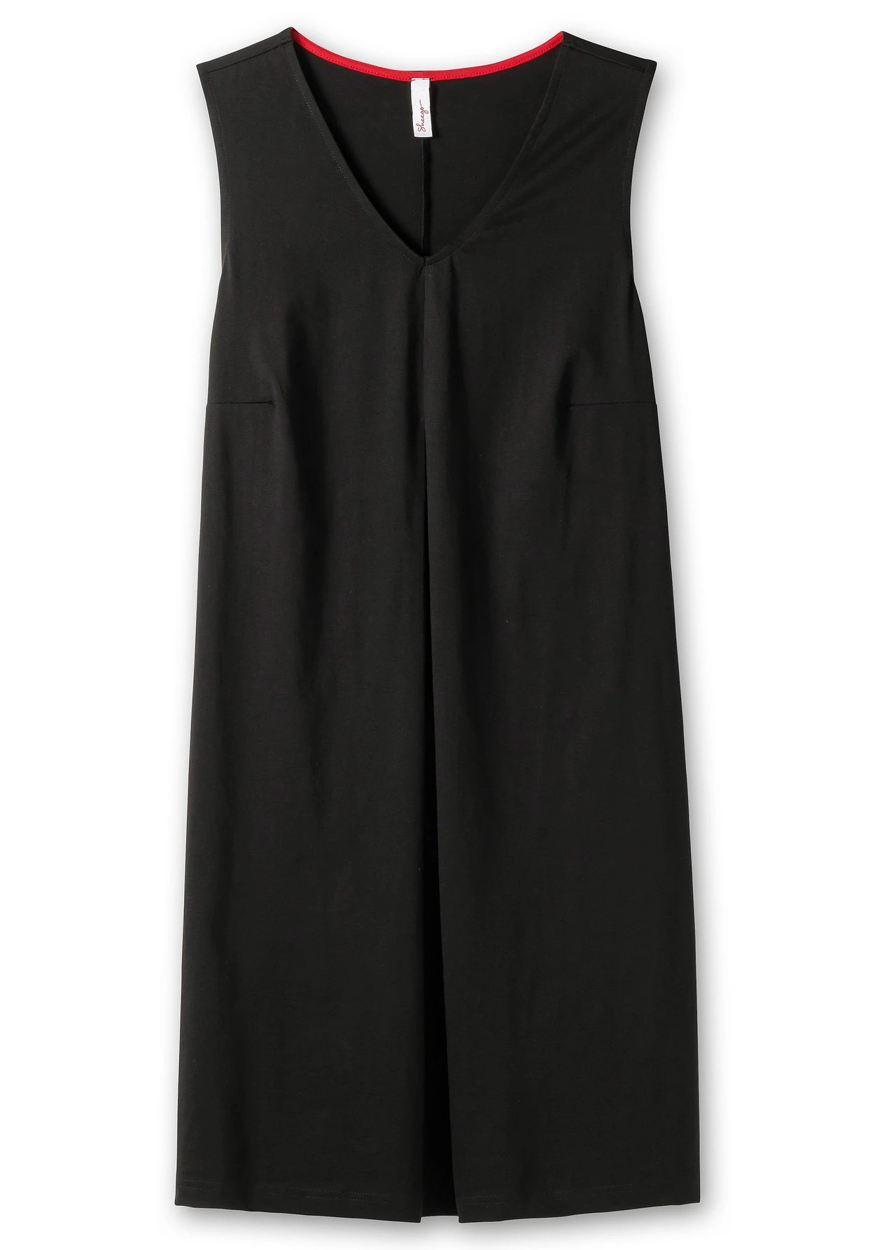 Sheego Ärmelloses Jerseykleid Mit Taschen, In A-Linie 6 Sheego Ärmelloses Jerseykleid Mit Taschen, In A-Linie – Bild 4