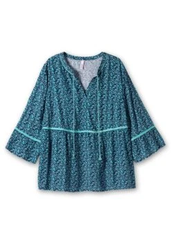 Sheego Tunika Mit Blumenprint Und 3/4-Arm 10 Sheego Tunika Mit Blumenprint Und 3/4-Arm -Sheego Verkaufsgeschäft 14886702119 04QCO 00 SH