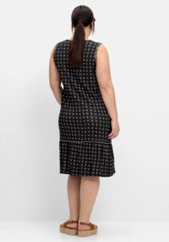 Sheego Ärmelloses Jerseykleid Mit Volant Am Saum -Sheego Verkaufsgeschäft 14887402119 04QET 02 SH