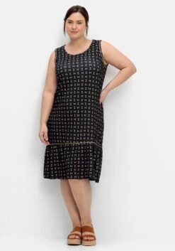 Sheego Ärmelloses Jerseykleid Mit Volant Am Saum -Sheego Verkaufsgeschäft 14887402119 04QEX 01 SH