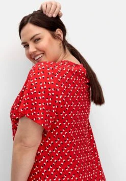 Sheego Jerseykleid In Maxilänge, Mit Volant Am Saum -Sheego Verkaufsgeschäft 14887502174 04Q59 02 SH