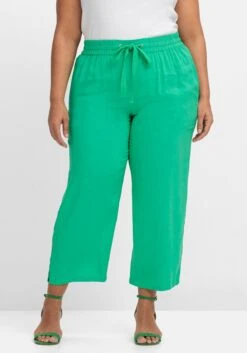 Sheego Weite Joggpants Mit Bindeband, In Ankle-Länge -Sheego Verkaufsgeschäft 14887901515 04Q92 02 SH