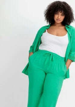 Sheego Weite Joggpants Mit Bindeband, In Ankle-Länge -Sheego Verkaufsgeschäft 14887901515 04Q97 02 SH