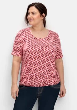 Sheego Shirt Mit Grafischem Muster Und Saumgummi 13 Sheego Shirt Mit Grafischem Muster Und Saumgummi -Sheego Verkaufsgeschäft 14889500779 04QAP 02 SH