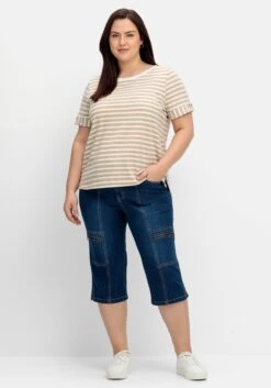 Sheego Ringelshirt Mit Verlängerter Rückenpartie -Sheego Verkaufsgeschäft 14889601915 04QZW 02 SH