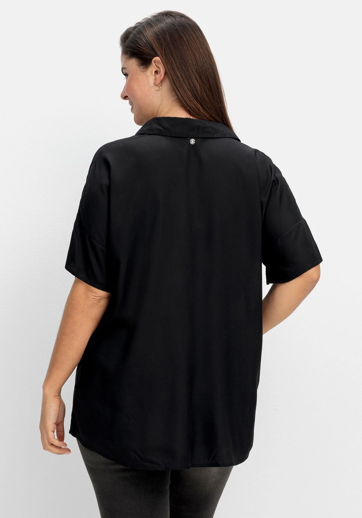 Sheego Bluse Mit überschnittenen Schultern 4 Sheego Bluse Mit überschnittenen Schultern – Bild 2