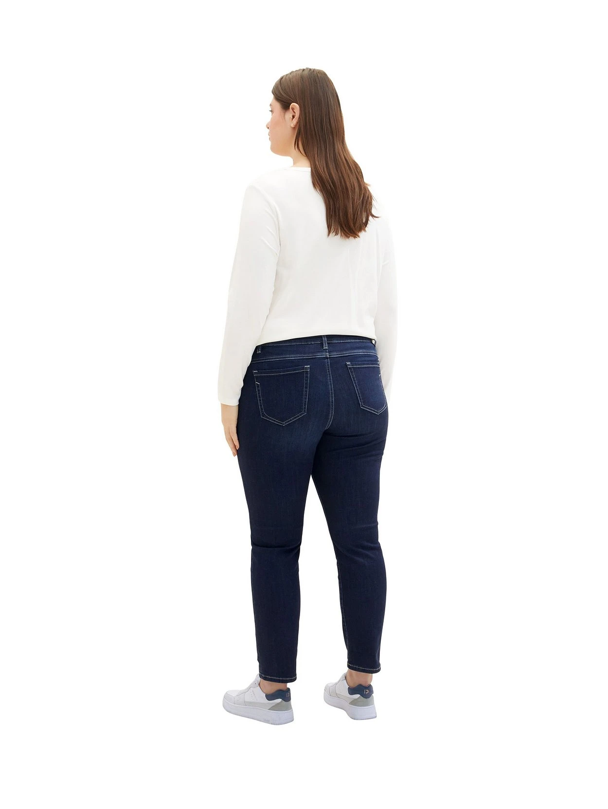 Schmale Jeans Mit Kordel Am Bund 5 Schmale Jeans Mit Kordel Am Bund – Bild 3