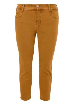 Triangle Slim Jeans In Ankle-Länge, In Dezenter Used-Waschung