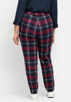 Sheego Karo-Joggpants Mit Stretchbund Und Bindeband -Sheego Verkaufsgeschäft 14984100035 04ST6 01 SH