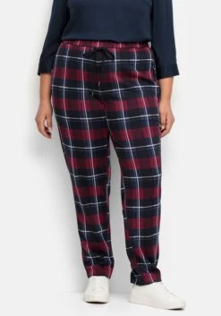 Sheego Karo-Joggpants Mit Stretchbund Und Bindeband -Sheego Verkaufsgeschäft 14984100035 04ST7 02 SH