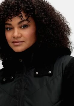 Sheego Lange Steppjacke Mit Kapuze, Im Materialmix 13 Sheego Lange Steppjacke Mit Kapuze, Im Materialmix -Sheego Verkaufsgeschäft 14984800289 04UY4 02 SH