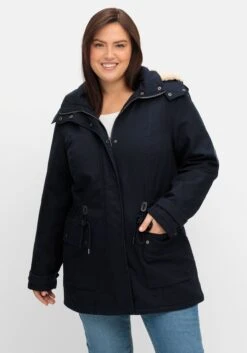 Sheego Warm Wattierter Parka Mit Taillen-Tunnelzug 12 Sheego Warm Wattierter Parka Mit Taillen-Tunnelzug -Sheego Verkaufsgeschäft 14984900035 04UZ2 02 SH