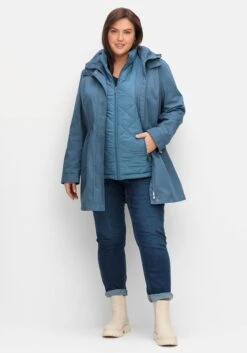 Sheego 3-in-1-Outdoorjacke Mit Weste