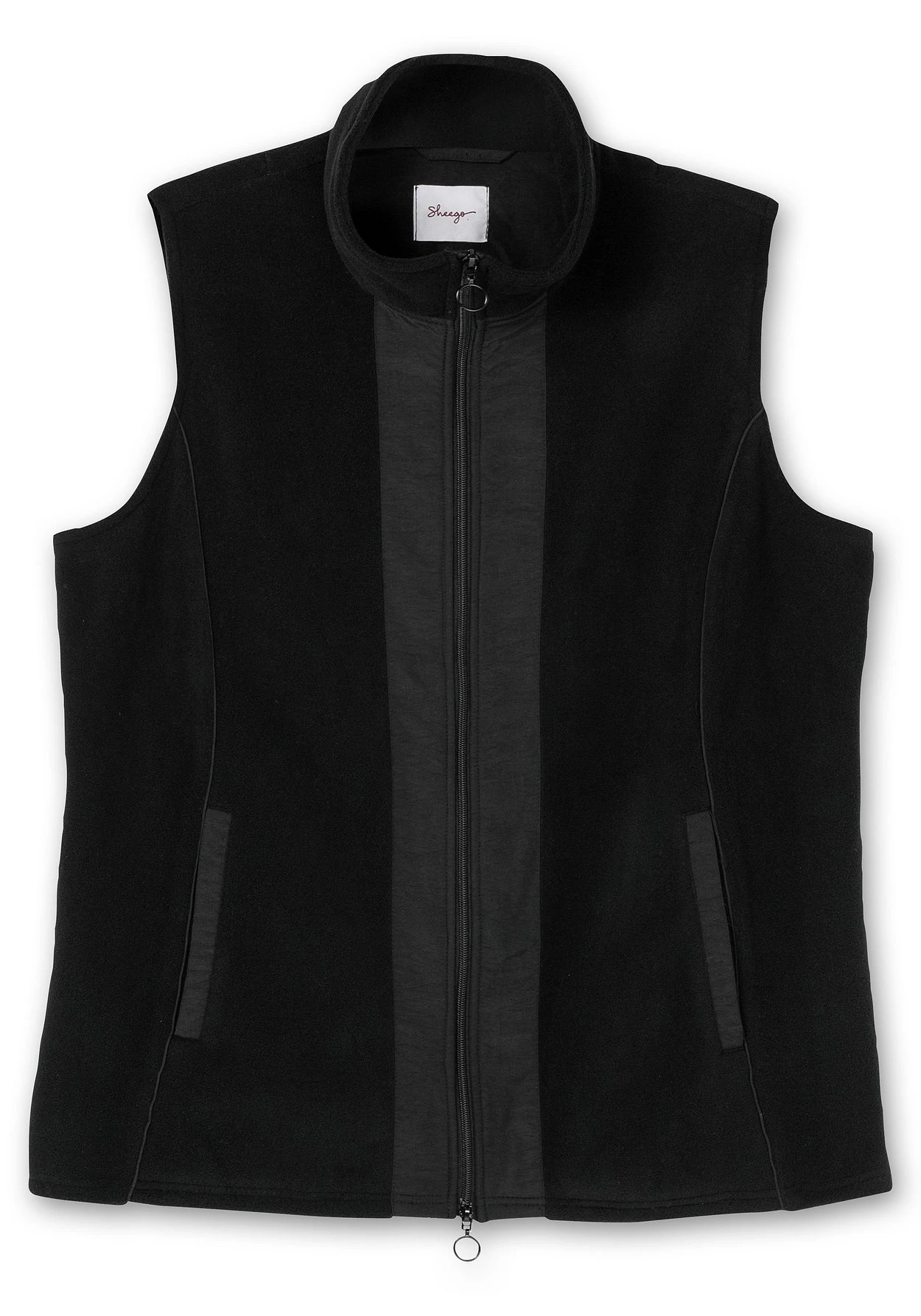 Sheego Fleeceweste Mit Stehkragen Und 2-Wege-Zipper 5 Sheego Fleeceweste Mit Stehkragen Und 2-Wege-Zipper – Bild 3