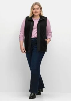 Sheego Fleeceweste Mit Stehkragen Und 2-Wege-Zipper 13 Sheego Fleeceweste Mit Stehkragen Und 2-Wege-Zipper -Sheego Verkaufsgeschäft 14990500289 04SRO 02 SH