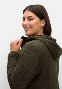 Sheego Fleecejacke Mit Kapuze, In Melange-Optik 12 Sheego Fleecejacke Mit Kapuze, In Melange-Optik -Sheego Verkaufsgeschäft 14997502129 04U1A 02 SH