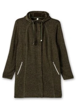 Sheego Fleecejacke Mit Kapuze, In Melange-Optik 10 Sheego Fleecejacke Mit Kapuze, In Melange-Optik -Sheego Verkaufsgeschäft 14997502129 04U1D 00 SH