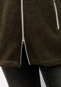 Sheego Fleeceweste Mit Stehkragen, In Melange-Optik 12 Sheego Fleeceweste Mit Stehkragen, In Melange-Optik -Sheego Verkaufsgeschäft 14997602129 04U38 02 SH