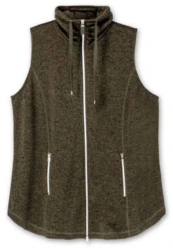 Sheego Fleeceweste Mit Stehkragen, In Melange-Optik 10 Sheego Fleeceweste Mit Stehkragen, In Melange-Optik -Sheego Verkaufsgeschäft 14997602129 04U3B 00 SH