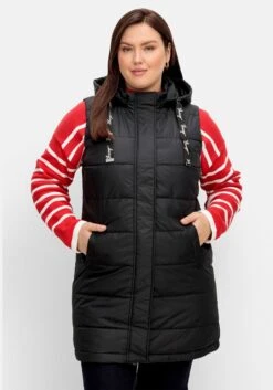 Sheego Lange Steppweste Mit Abnehmbarer Kapuze 12 Sheego Lange Steppweste Mit Abnehmbarer Kapuze -Sheego Verkaufsgeschäft 14997700289 04TM0 02 SH