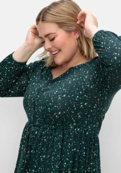 Sheego Jerseykleid Mit Minimalprint Und Taillen-Tunnelzug 13 Sheego Jerseykleid Mit Minimalprint Und Taillen-Tunnelzug -Sheego Verkaufsgeschäft 15003101735 04TT0 02 SH