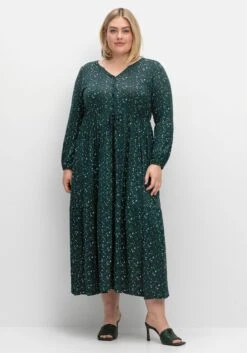 Sheego Jerseykleid Mit Minimalprint Und Taillen-Tunnelzug 12 Sheego Jerseykleid Mit Minimalprint Und Taillen-Tunnelzug -Sheego Verkaufsgeschäft 15003101735 04TT1 02 SH