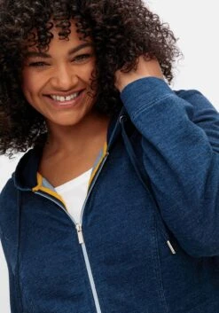 Sheego Sweatjacke Mit Kapuze, Im Denim-Look -Sheego Verkaufsgeschäft 15006600330 04WN0 02 SH