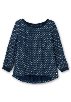 Sheego Tunika Mit Minimal-Alloverprint, Aus Twill -Sheego Verkaufsgeschäft 15007202119 04UJU 00 SH