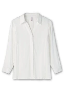 Sheego Leicht Glänzende Hemdbluse In Petite-Passform -Sheego Verkaufsgeschäft 15007900011 04UDM 00 SH
