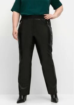 Sheego Gerade Hose Mit Stretchbund, Im Materialmix 13 Sheego Gerade Hose Mit Stretchbund, Im Materialmix -Sheego Verkaufsgeschäft 15009300289 04UFI 01 SH