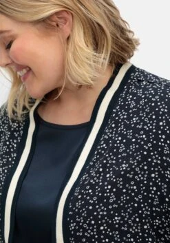 Sheego Verschlusslose Blousonjacke Mit Minimalprint -Sheego Verkaufsgeschäft 15010402119 04UBY 02 SH