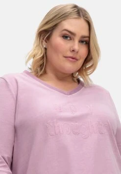 Sheego Langarmshirt Mit Frontstickerei, In Gewaschener Optik 12 Sheego Langarmshirt Mit Frontstickerei, In Gewaschener Optik -Sheego Verkaufsgeschäft 15013900251 04UU5 02 SH