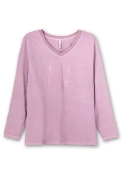 Sheego Langarmshirt Mit Frontstickerei, In Gewaschener Optik 10 Sheego Langarmshirt Mit Frontstickerei, In Gewaschener Optik -Sheego Verkaufsgeschäft 15013900251 04UU8 00 SH