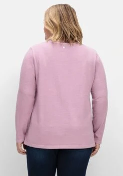 Sheego Langarmshirt Mit Frontstickerei, In Gewaschener Optik 9 Sheego Langarmshirt Mit Frontstickerei, In Gewaschener Optik -Sheego Verkaufsgeschäft 15013900251 04UUA 01 SH