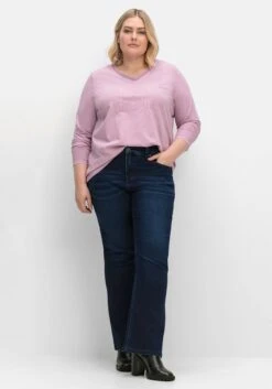 Sheego Langarmshirt Mit Frontstickerei, In Gewaschener Optik 11 Sheego Langarmshirt Mit Frontstickerei, In Gewaschener Optik -Sheego Verkaufsgeschäft 15013900251 04UUB 01 SH