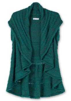 Strickweste Mit Breitem Umlegekragen 10 Strickweste Mit Breitem Umlegekragen -Sheego Verkaufsgeschäft 15016001887 04UM6 00 SH