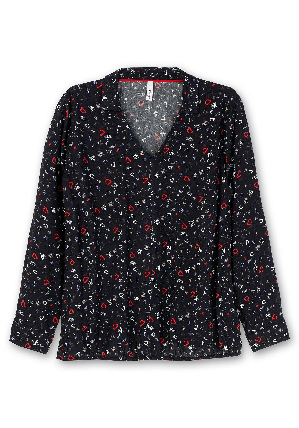 Sheego Tunika Mit Alloverprint Und Saum-Gummizug 5 Sheego Tunika Mit Alloverprint Und Saum-Gummizug – Bild 3